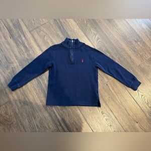 Polo by Ralph Lauren Dark Blue 1/4 zip long sleeve pullover